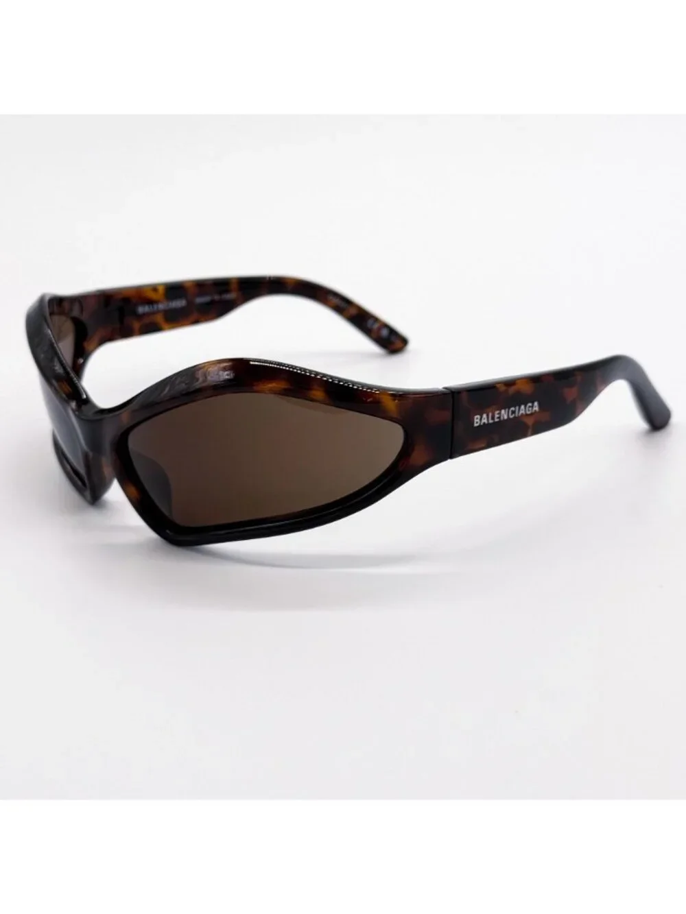 NEW BALENCIAGA BB0314S 002 SUNGLASSES HAVANA UNISEX GEOMETRIC EYEWEAR BALENCIAGA - Picture 6 of 9